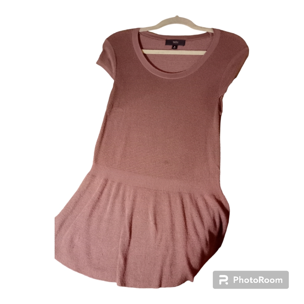 Fun Mossimo knit top with peplum.